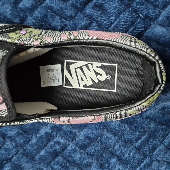 Vans Slip-On Stackform Platform Shoes In Tapestry Floral Black SZ 8 Women, New - Picture 10 of 15